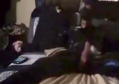 Puppy latex self bondage 4