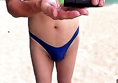 I'm wearing a mini-skirt and boots, with an anal vibrator inserted and rubber panties on. SecretGaku