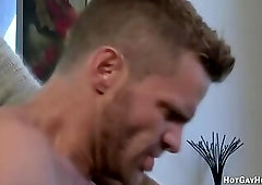 Two beefy gays have a hot anal adventure