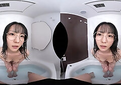 Japanese delivers passionate vr pov porn