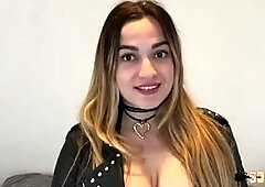 Marta, a charming blond, craves a three-some.