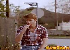 Classical gay boys butt plow rock-hard in a insatiable three way