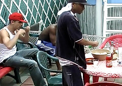 A gang of crazy queer pal's ravaging after a BBQ
