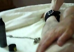 A Master is Spanking and Beating my Cock and Balls -  CBT - Punishment