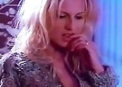 A seductive brunette hair mother I'd like to fuck indulges in intensive penetration and ardent kisses, groaning in ecstasy as her taut twat gets 