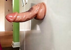 Crossdressing Sissy Sucks Sextoy
