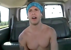 Blindfolded straighty loses it