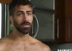 Adam Ramzi rimming Troye Jacobs before fucking his asshole