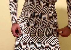 Chesty Brandi dancing in uber-sexy sundress