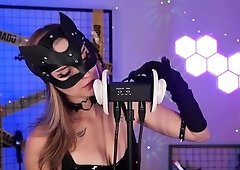 Busy B - Catwoman Ear Eating