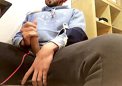 Onanism, inexperienced, spanish hunk