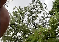 My lad in the outdoors with me