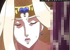 Red haired, cartoon babe is getting fucked so hard, that she is drooling from pleasure