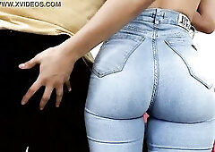 HOLY SH*T! This Babe can have THAT BUTT in Taut Jeans! Uffff
