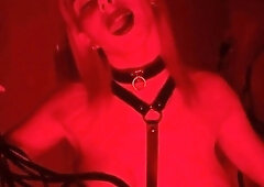 Blonde Babe's BDSM Solo Squirt Show