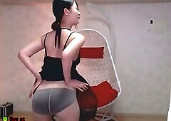 Korean sexy cam babe in tights