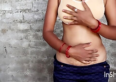 Indian Desi Bhabhi Getting Naked In Front Of Boyfriend Village Friends Hot Wife!