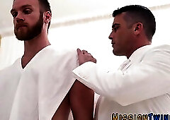 Ordained gay bishops ass bang in dirty scene