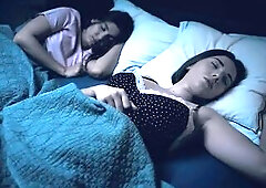 Eve Enchanting and Ellie Luna were having a sleepover when, in the midst of the night, Eve awoke to the sensation of her vagina being fingered. Initia