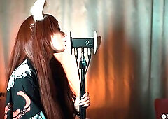 ASMR colspay Fox Licks your ears (soaked licking 3Dio) ?