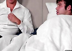 Joseph had sex hidden under a blanket with his nurse