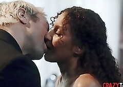 Dirty employees Liv Revamped and Chad Alva fuck at boss funeral bedroom