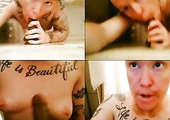 FTM BBC Shower Oral-job POV Eye Contact