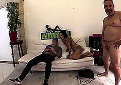 Queen Kimi has fun between recording breaks