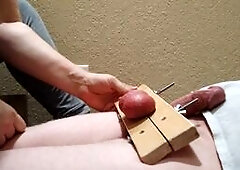 Friday ballbusting part 3. Punching as hard as she can