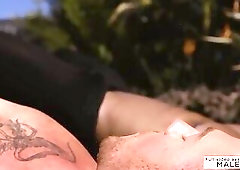 XXL Black Cock Gets Attention In A Private Yoga Class