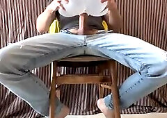 Asian solo masturbation