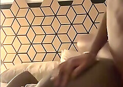 A Brazilian tranny escort dominates an African man.