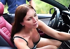 Busted & Fucked: Two Cops Pound Her Tight Pussy to Drop the Charges
