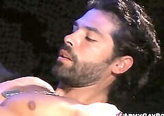 Hot stud fucked tattooed Chris Porter in the ass very hard