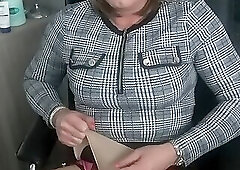 Mature CD holly still horny after getting fucked