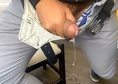 Huge dick, big dick wanking, huge cumshot