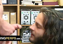 Hairy Thief Lets Officer Pound His Asshole To Get Out Of Trouble With Dante Drackis