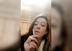 I know u lurk, goon, jerk off to watching me.....especially smokin'. Exactly why I command u to just see me. See my eyes, my throat, my exhale of