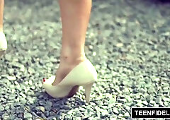 TEENFIDELITY - Teen girl April Brookes Rough Fuck