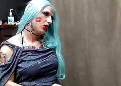 Extremely Hot Tatted Femboy Jerking