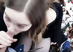 German teen sucks wang + risky public screw - MyDirtyHobby
