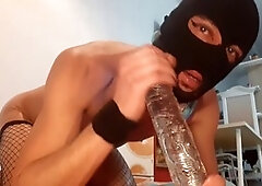 Big dick solo, monster dildos, big ass gay