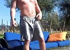 Next Door Male: Experiments at Home During Break