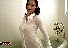 Intense JAV Cream Pie Along Sleazy Asian MILF Video Delight