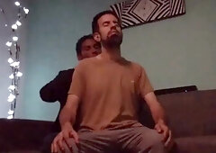 Obeying masculine on the sofa