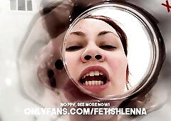 Giantess Femdom-goddess Swallows U In Coffee