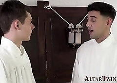 Religious teen barebacked doggystyle