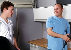 Quick office sex with Dareian Blue & Clyde Parker