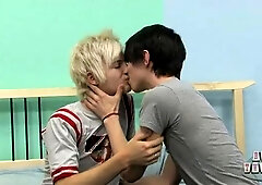 Slim Smooching Lads Go for Intercourse
