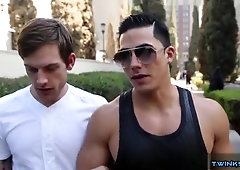 Monstrous pecker sonny ass-fuck hookup and cum-shot